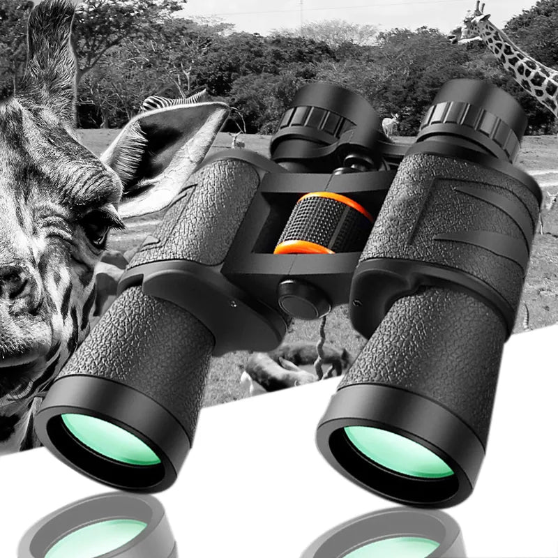  Powerful Telescope 20X50 Professional Binoculars Low Light Night Vision Long Range Waterproof Military Hunting Camping Equipment #