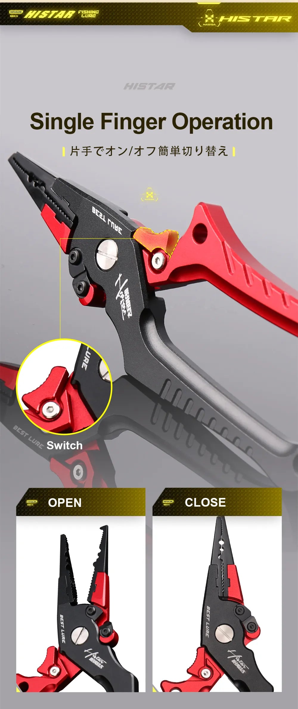   Anti-Corrosion Fishing Pliers & Grip Durable & Multifunctional   