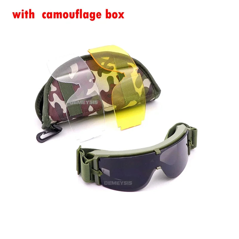   Tactical Goggles Anti-UV Protection Glasses   