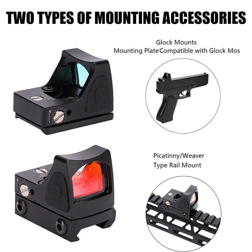   RMR Mini Tactical Red Dot Sight Hunting Rifle Reflex Sight    