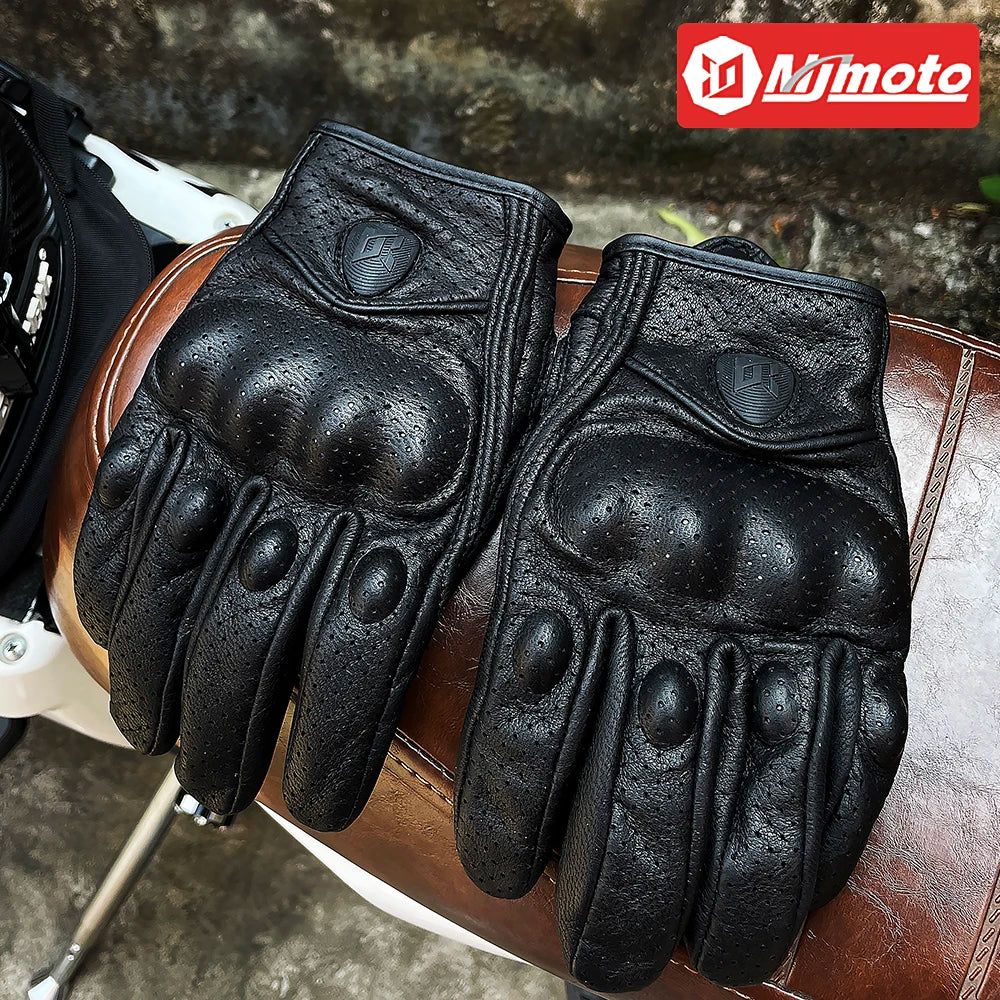   Motorcycle Summer Leather Glove Men Women   