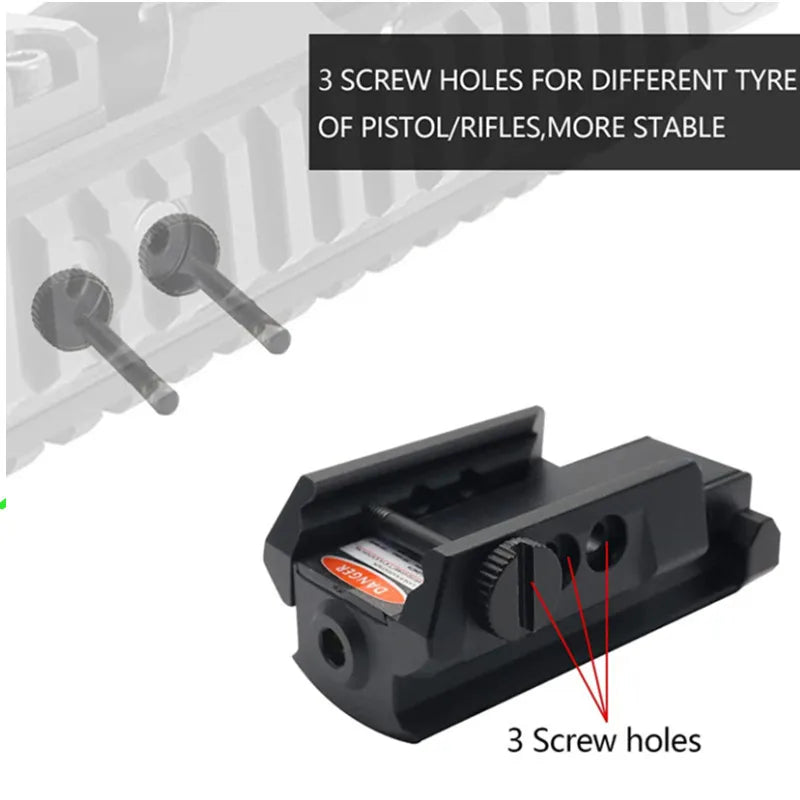   Red Laser Sight Red Dot Laser Sight with USB Charging Fit for 20mm Rail Mount Glock Laser Collimator   