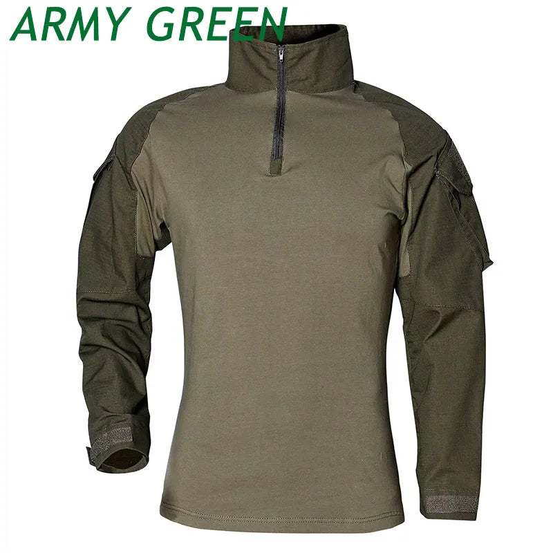   Combat Uniform Military Shirt Camouflage US Army Style   