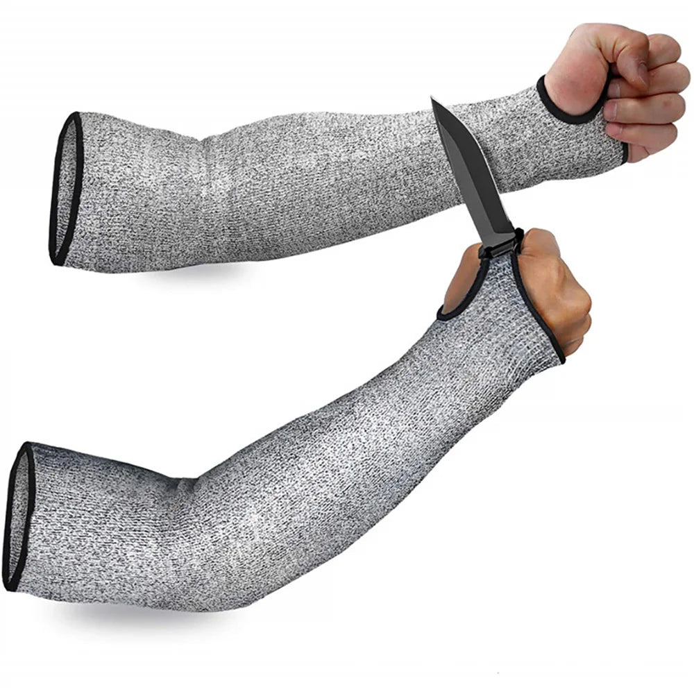   Level 5 Cut-Resistant Arm Sleeves – Anti-Puncture Protection   