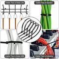   Nylon Cable Ties - Self-locking Adjustable Zip Ties   