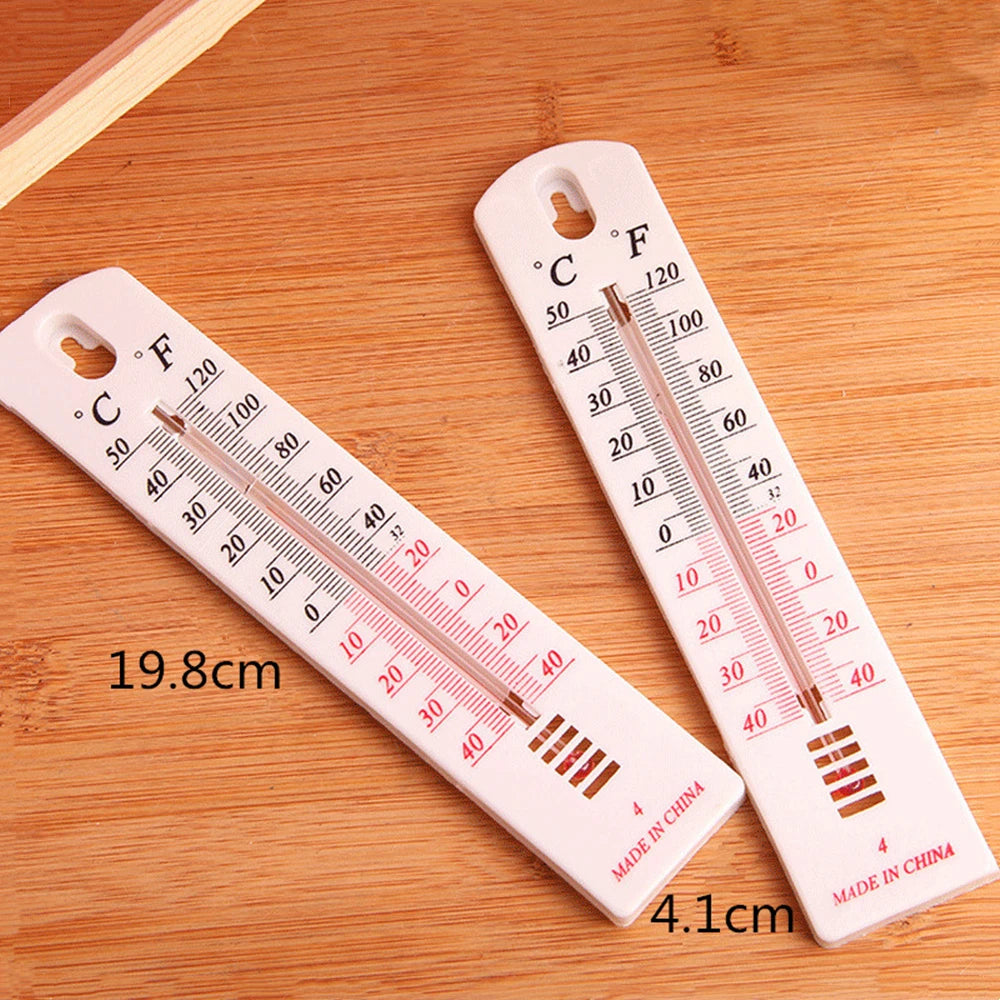   Wall Hung Thermometer - Compact Accurate Indoor Temperature Monitor   