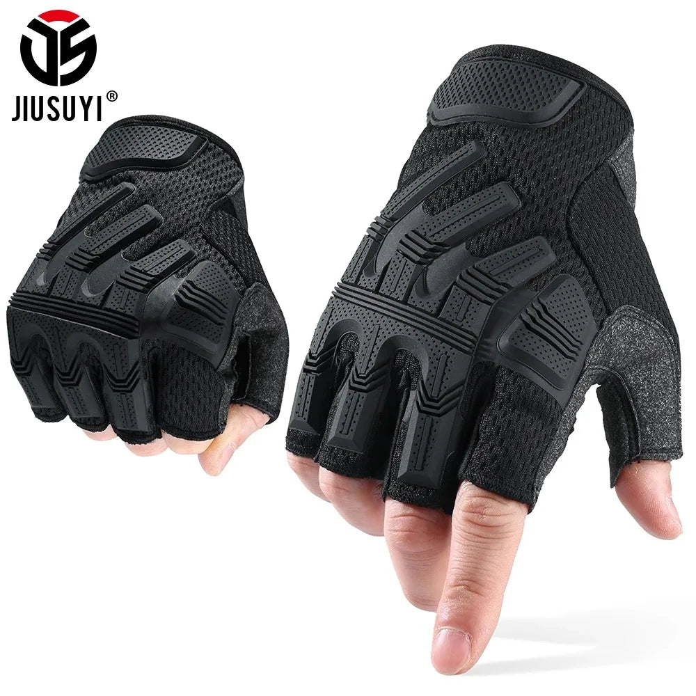   High-Performance Fingerless Workout Gloves   