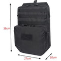  Tactical Molle Backpack  Attached Vest Pouch 