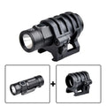   High-Powered Tactical Flashlight with Gun Mount   