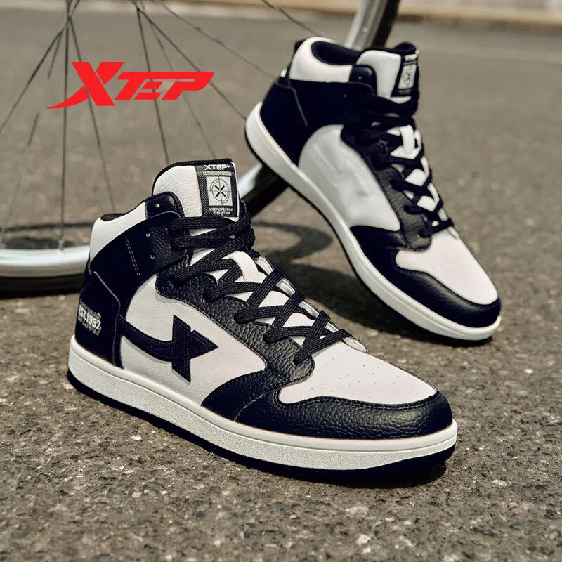  Xtep Skateboarding Shoes Men Wear-Resistant Non-Slip Men's Sports Shoes Sneakers #