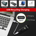   Portable Keychain Flashlight - USB Rechargeable LED Light   