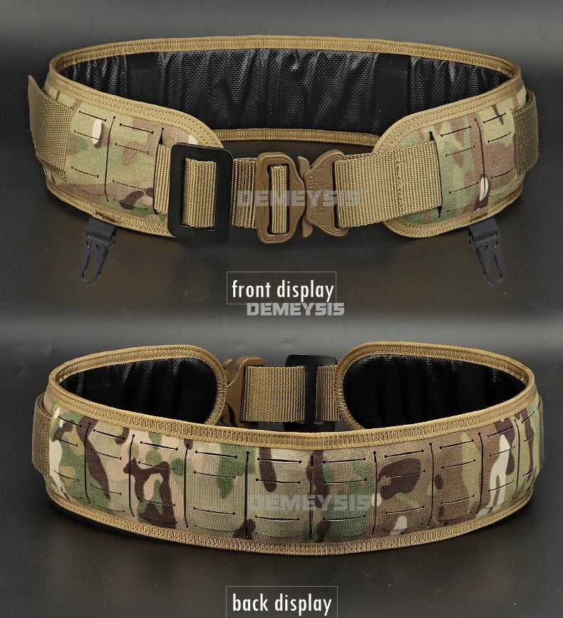   Premium Tactical Belt with MOLLE System for Outdoor Activities   