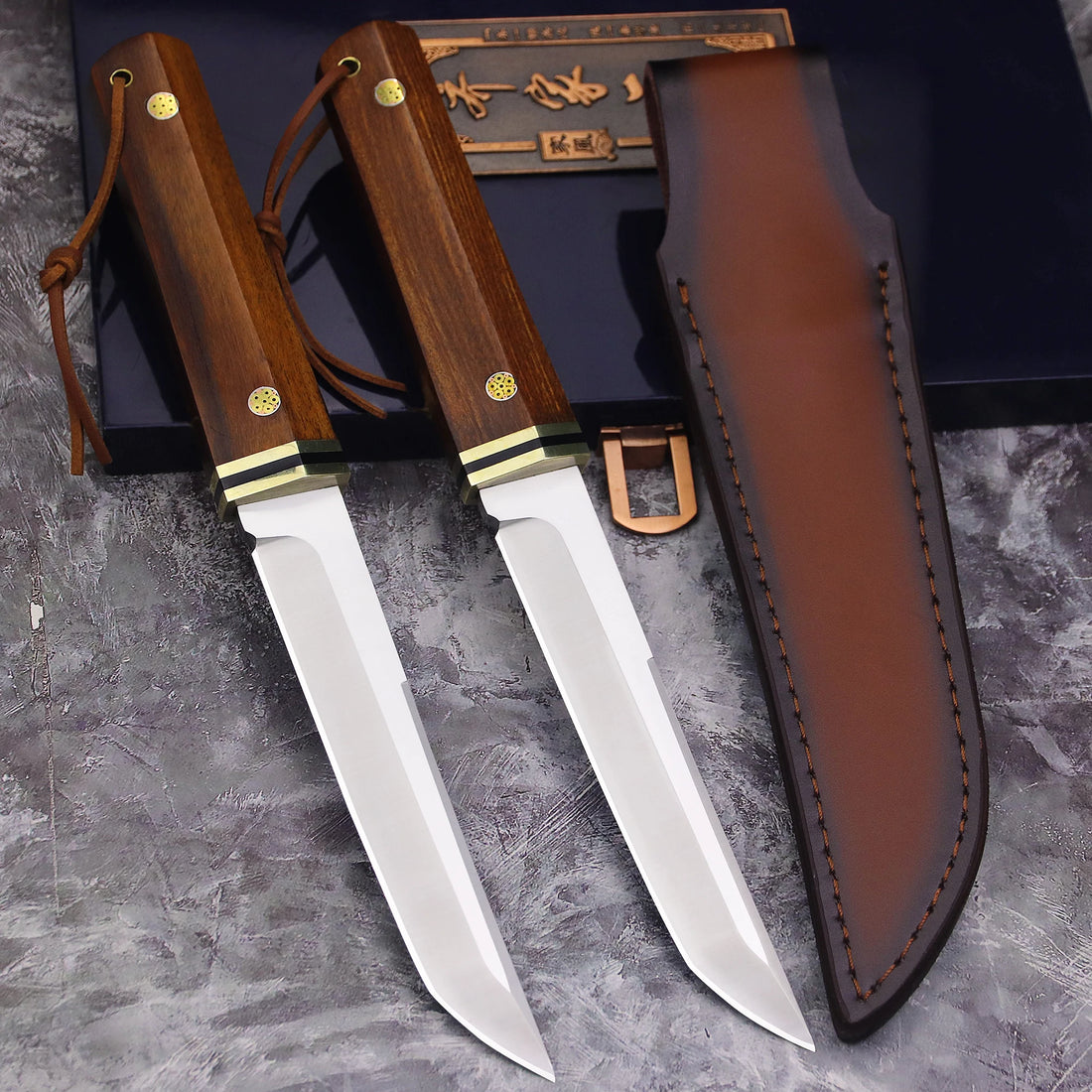   High Quality 440 Steel Battle Rescue Knife - Wilderness Bowie   