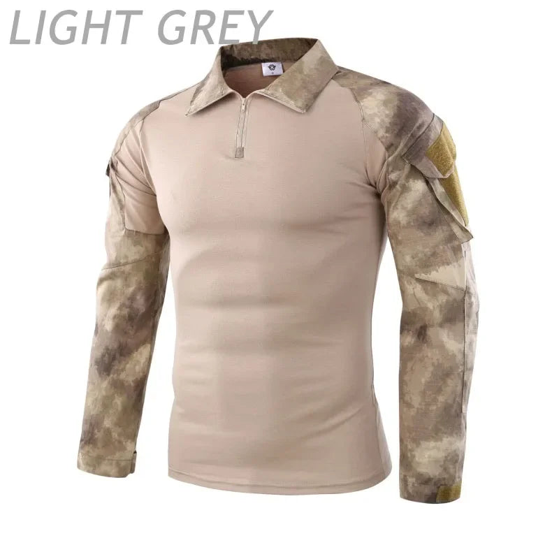   Combat Uniform Military Shirt Camouflage US Army Style   