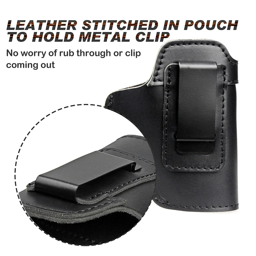   Tactical Leather Holster for Concealed Carry   