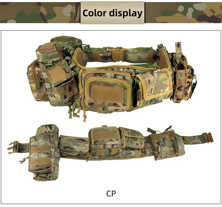   YAKEDA Camouflage Tactical Belt - Adjustable Gear   