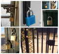   Waterproof 4-Digit Combination Padlock - Strong & Sturdy   