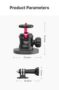   Magnetic Camera Mount for GoPro with Firm Suction   