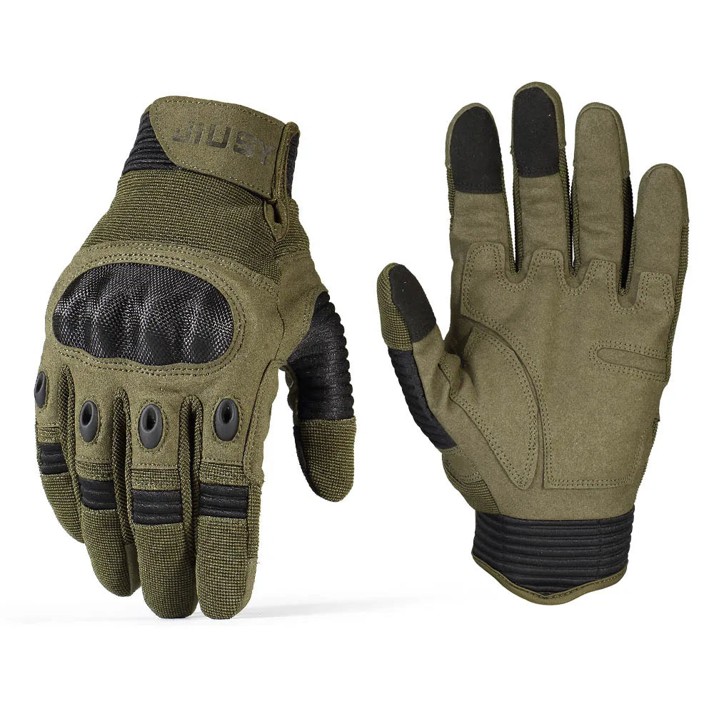   Durable Tactical Gloves with Touchscreen Compatibility   