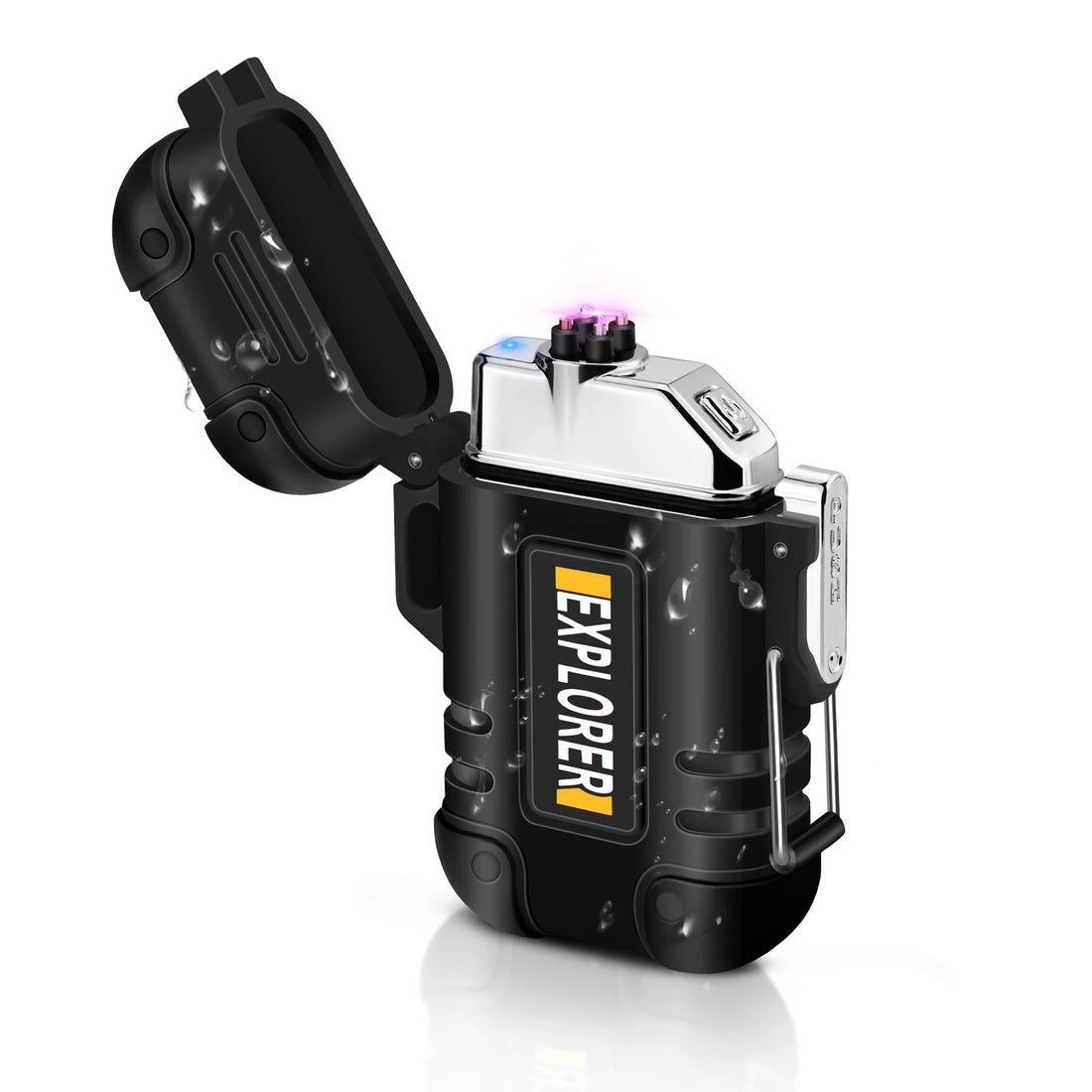   Waterproof Plasma Electric Lighter for Outdoor Adventures   