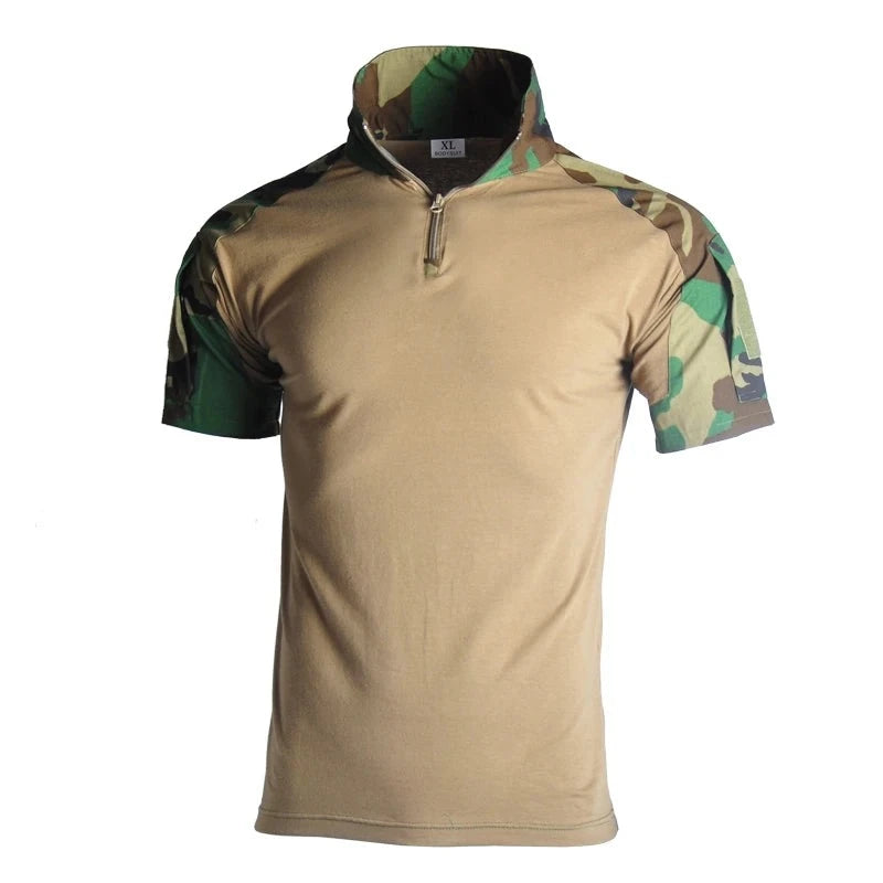   Military Camo Tactical Combat Shirt   