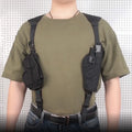   Tactical Underarm Holsters with Double Mag Pouches   