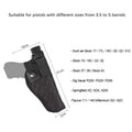   Tactical Underarm Holsters with Double Mag Pouches   