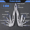  Multi-tool Pocket Knife Pliers Folding Mini Portable Fold Outdoor Tactical Hunting Survival Rescue Multipurpose Pliers Repair To 