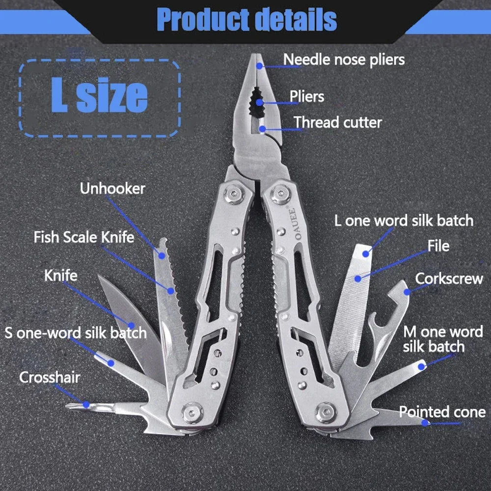   Ultimate Multitool Pliers for Camping and Outdoors   