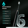  X-3 Sonic Electric Toothbrush USB Rechargeable Tooth Brush For Adult  6 Clean Modes Washable Teeth Whitening and Cleaning Brush 