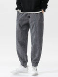   Men's Corduroy Joggers - Comfortable Streetwear Pants   