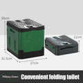   Portable Car Toilet Bucket - Collapsible, Durable & Multi-Functional   