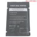   1Pc Medical Vent Chest Seal Occlusive Adhesive Dressing   