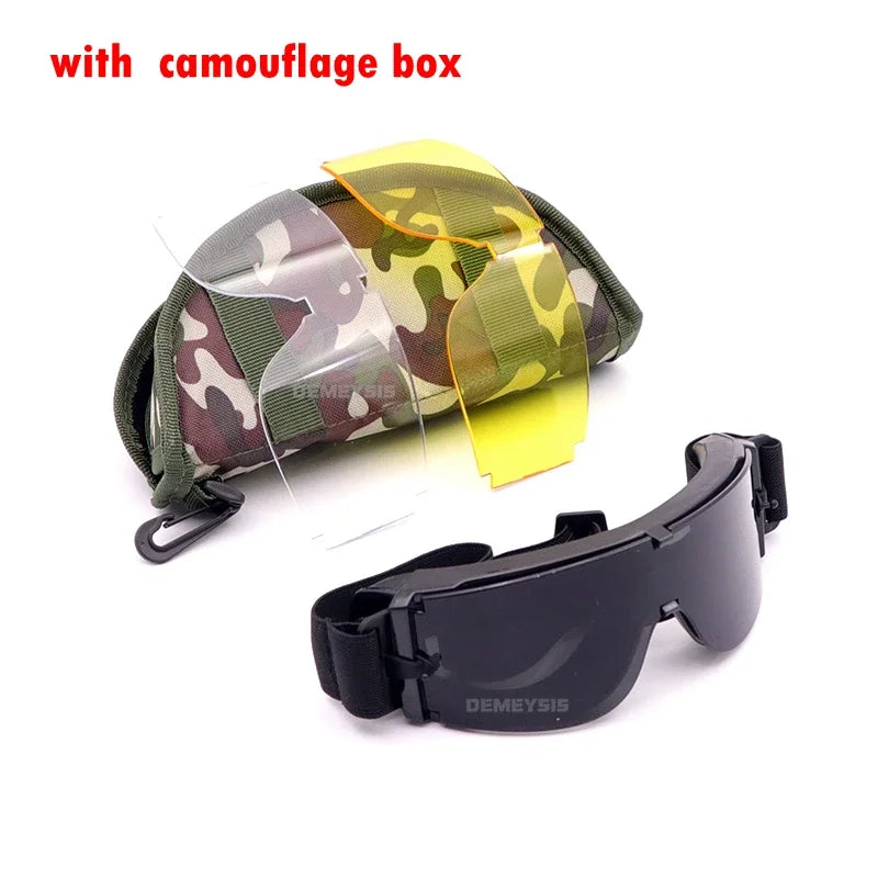   Tactical Goggles Anti-UV Protection Glasses   