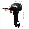   4-Stroke Portable Outboard Motor with Fuel Tank and Spare Parts   