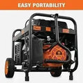   Dual Fuel 120V/240V Portable Generator with Electric Start   