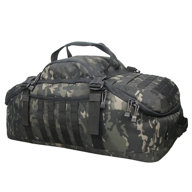   Heavy-Duty Tactical Camouflage Backpack for Outdoor Use   