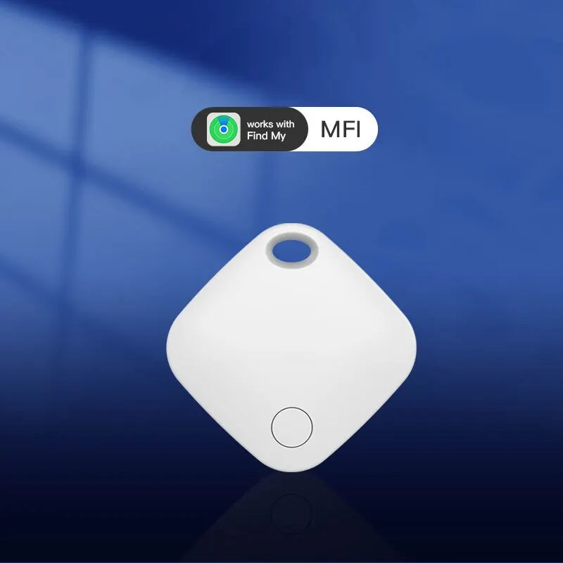  Smart Bluetooth GPS Tracker Works with Find My APP Anti Lose Reminder Device for Iphone Tag Replacement Locator MFI Rated #