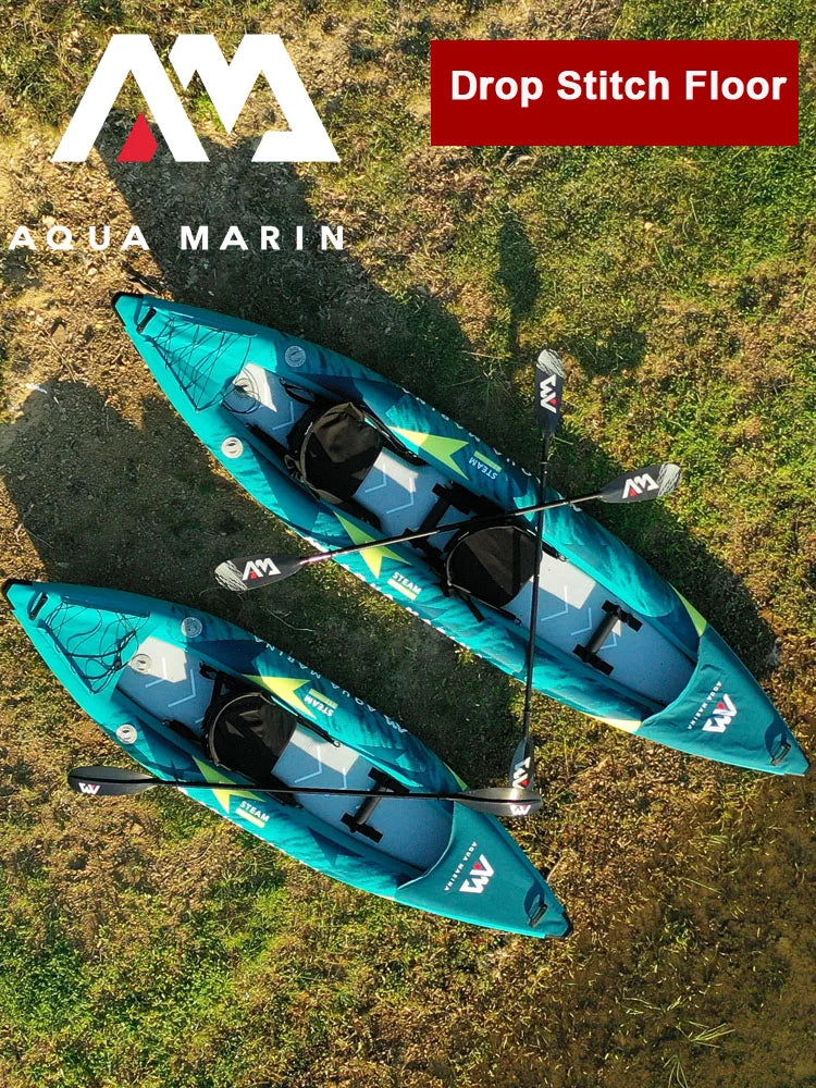   Buy Aqua Marina Inflatable Blue and Teal 2-Person Tandem Kayak   