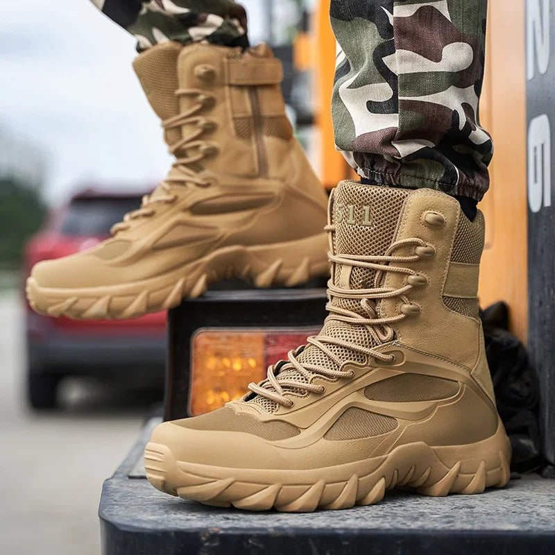   Tactical Combat Boots - Durable and Waterproof   