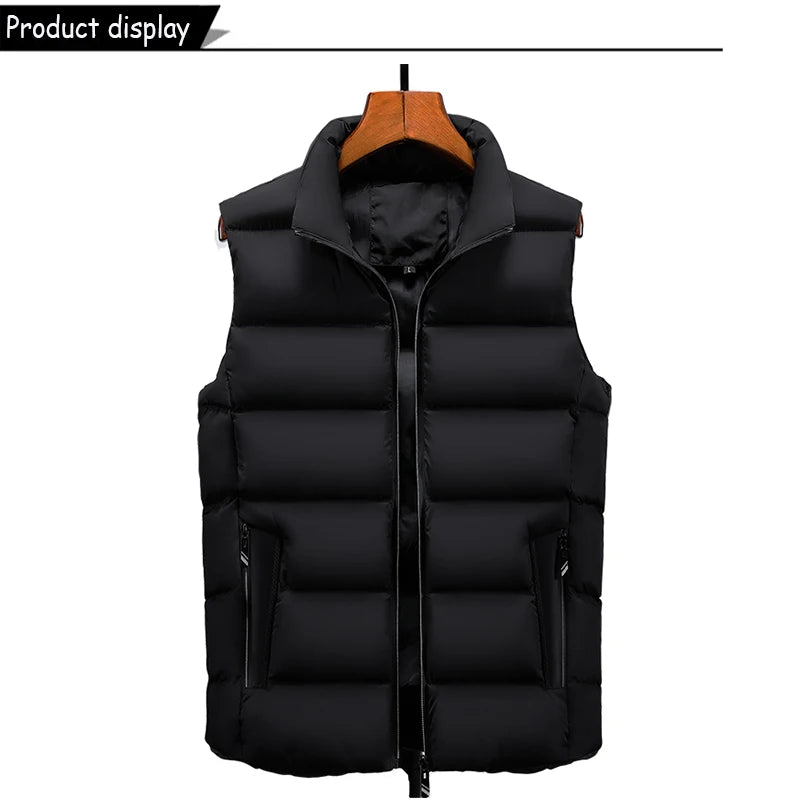   Men's Autumn Sleeveless Fleece Vest - Warm & Fashionable   