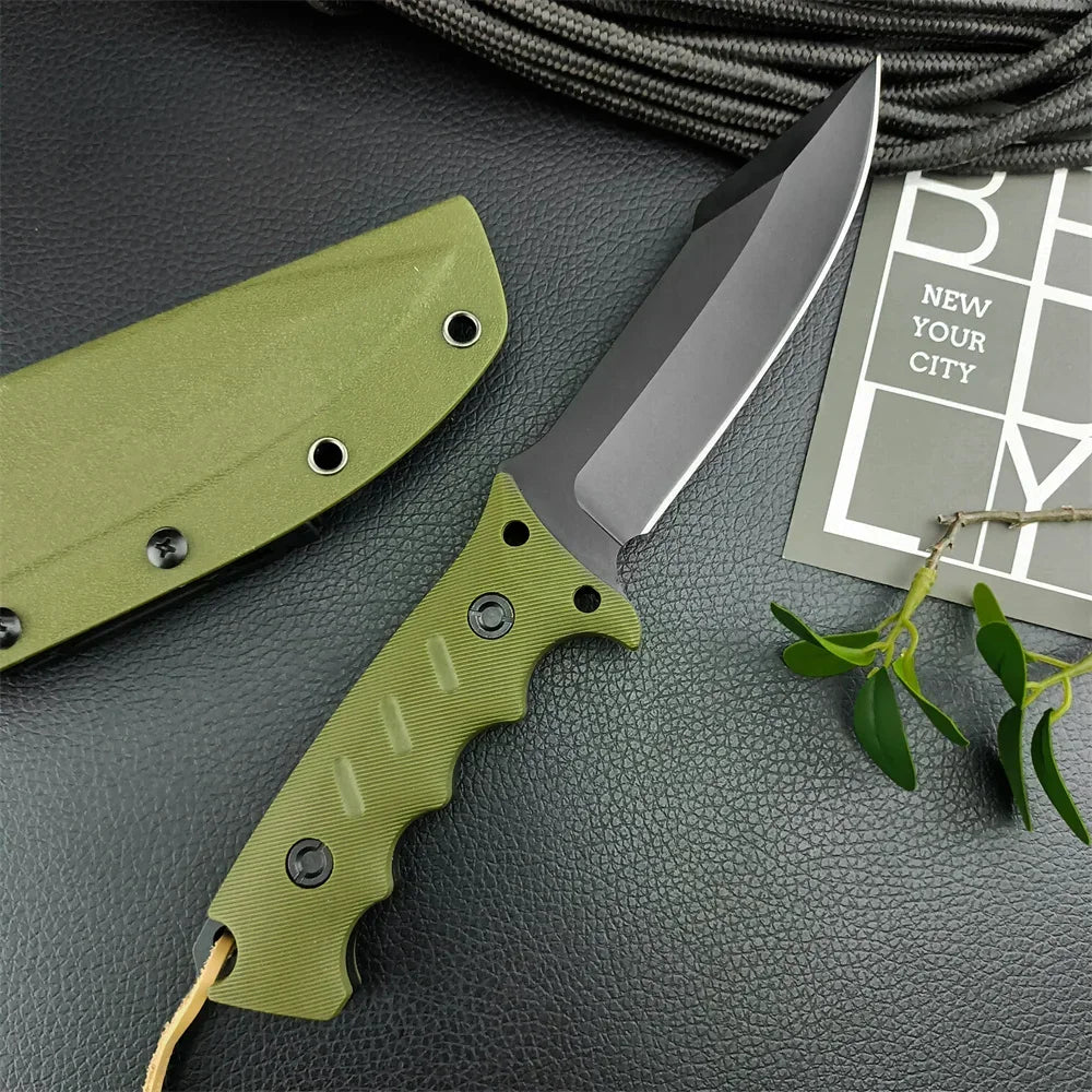   High-Quality Tactical Fixed Blade Knife for Outdoor Adventures   