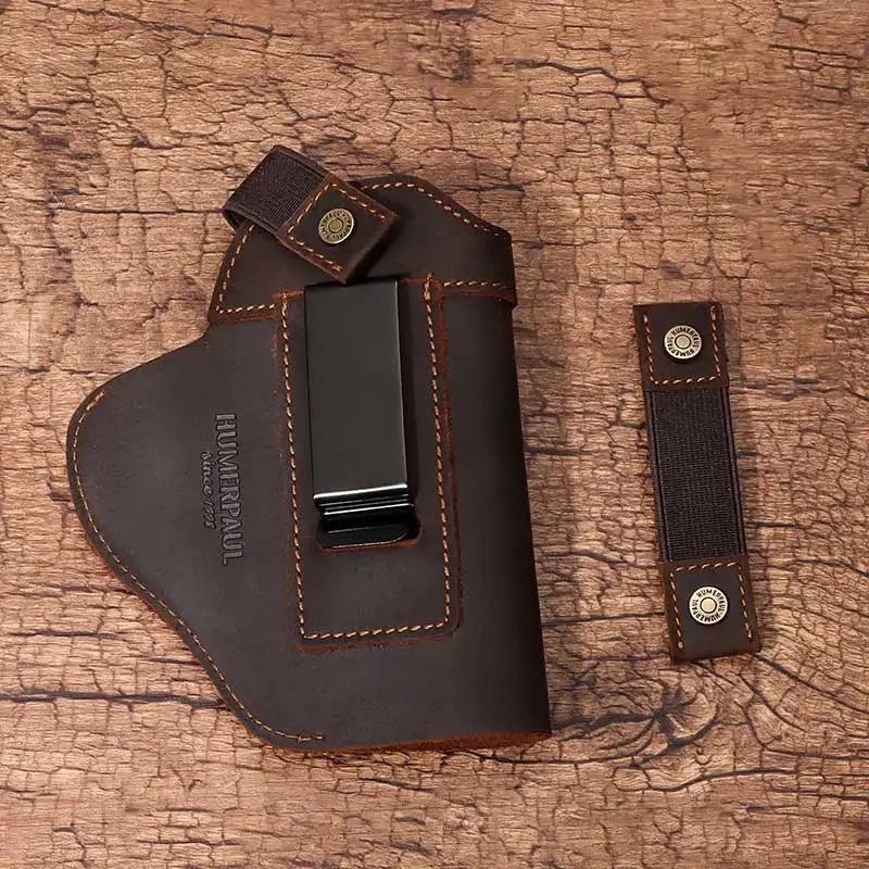   Tactical Leather Holster – Ambidextrous Concealed Carry Solution   