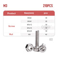   Stainless Steel Screw Set M2-M5 Assortment   