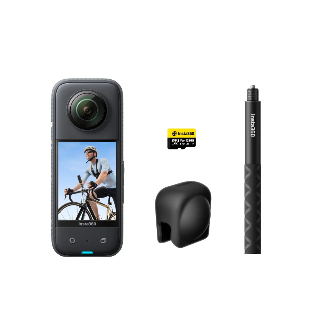   Insta360 X3 4K Action Camera - Dual Screens, Waterproof, Stabilized   