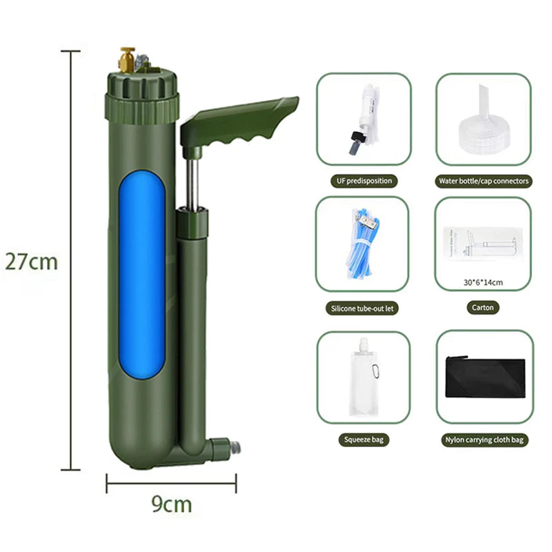   Outdoor Hand Pump RO Outdoor Water Filter   