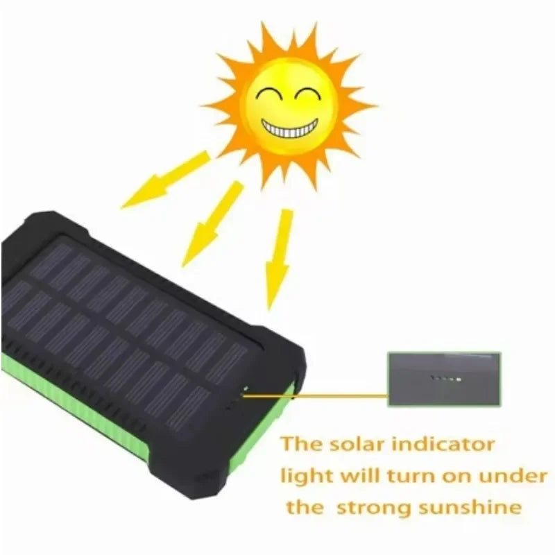   High Capacity Solar Power Bank for Outdoor Use   