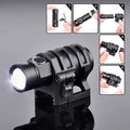   High-Powered Tactical Flashlight with Gun Mount   