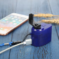   Mini Hand Crank USB Charger - Outdoor Emergency   