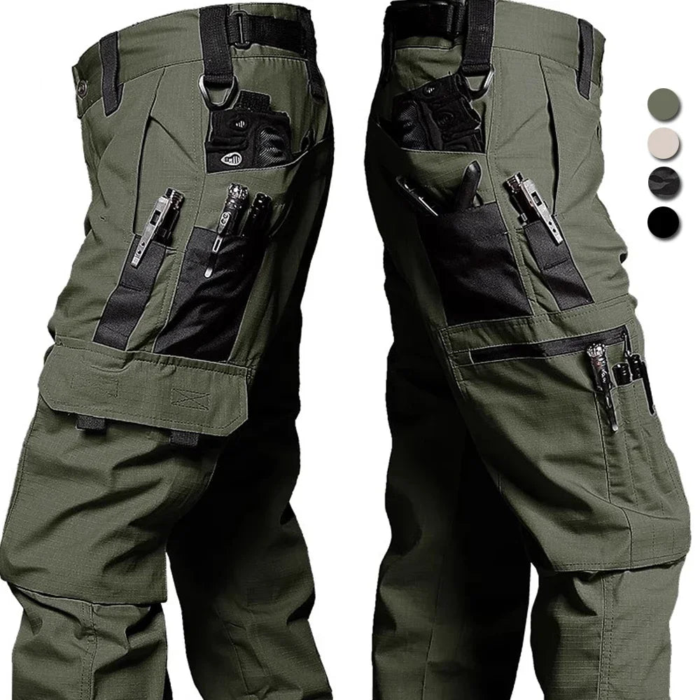  Military Pants for Men Tactical Cargo Pants Big Multi-pocket Waterproof  Ripstop Army Combat Training Trousers Brand Joggers 